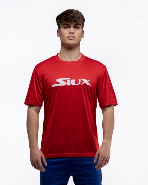 Camiseta Siux Zemper Logo Rojo