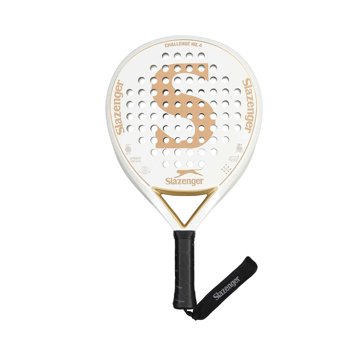 Slazenger Challenge no 4 – White 3K Padelracket