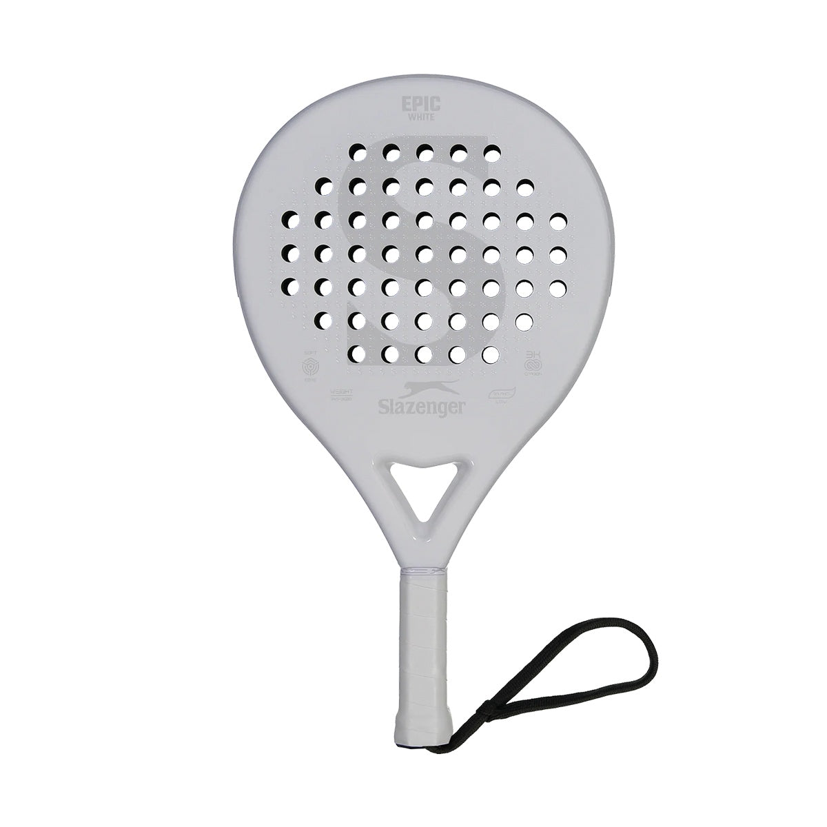 Slazenger Panther Series – EPIC White 3K Padelracket